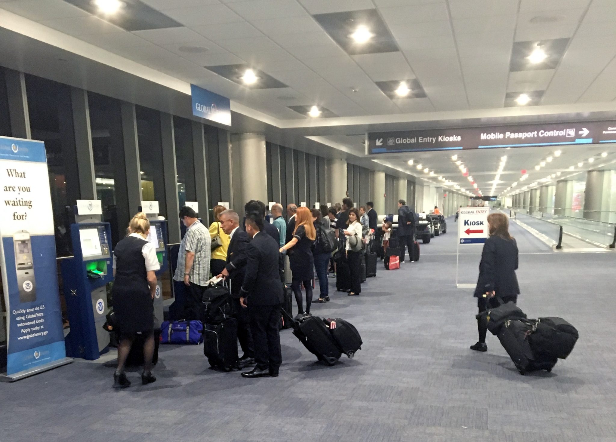 Global Entry kiosks