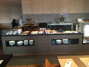 Breakfast spread at the Sheraton Zurich West