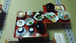 My meal at a Buddhist temple in Mount Koya. Best vegetarian food I've had ever