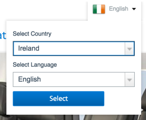 Select an appropriate country. Ireland seems to work