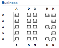 Aer Lingus seat map