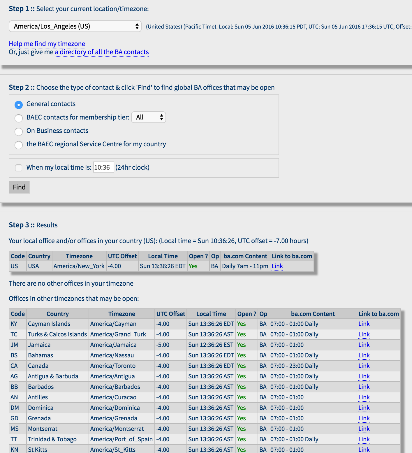 British Airways call center tool