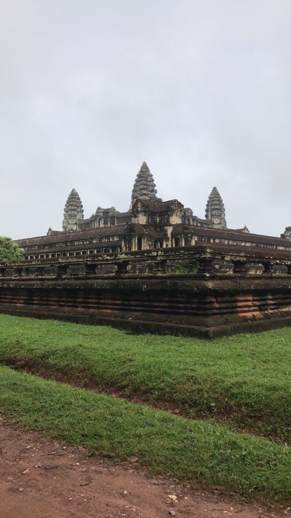 Outside the walls of Angkor Wat